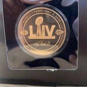 Super Bowl LIV 2020 Bronze Mint Game Coin Collection